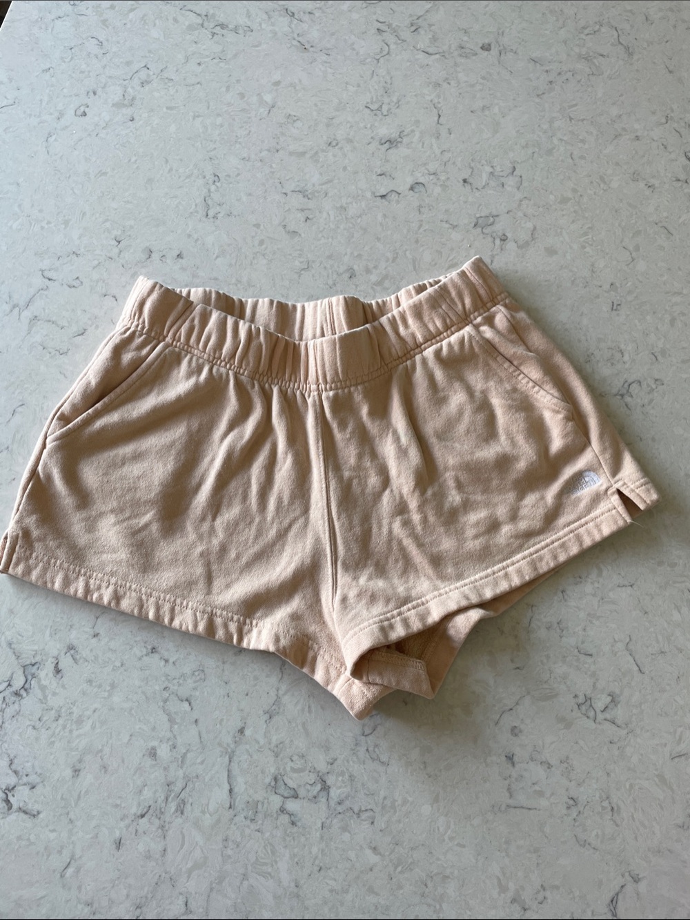 The North Face Half Dome Women's Peach Elastic-Waist Pull-On Shorts size L
